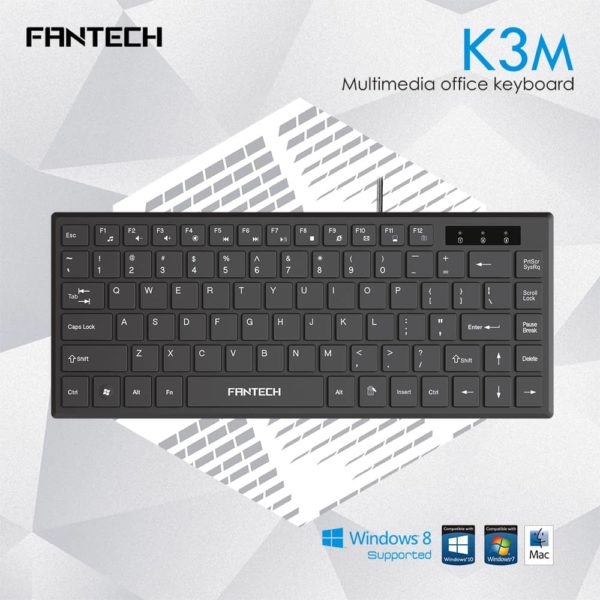 Tastatura kancelarijska FANTECH SLIM K3M